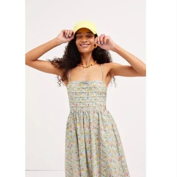 NWOT For Love and Lemons Raleigh LIBERTY Poppy Floral Cotton Midi Dress Medium - Picture 9 of 15